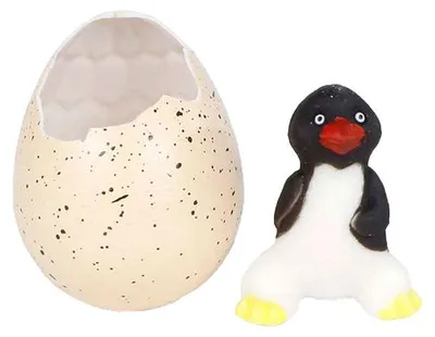 Productafbeelding van Pinguïn met ei, 3 exemplaren, 6 cm 620596 44927