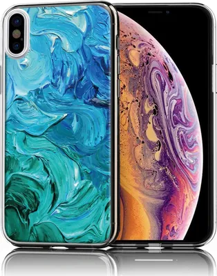 Immagine prodotto di Motif TPU cover per Apple iPhone XS Max custodia in silicone con motivo cellulare copertura protettiva