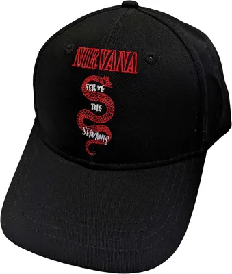 Immagine prodotto di Nirvana - Cappellino da baseball "Serve The Servants" per uomo/donna Unisex RO5975 (Taglia unica) (Nero)