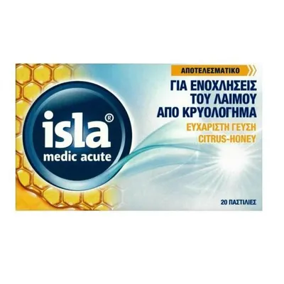 Zdjęcie produktu dla FarmaSyn Isla Medic Acute Citrus & Honey 20szt
