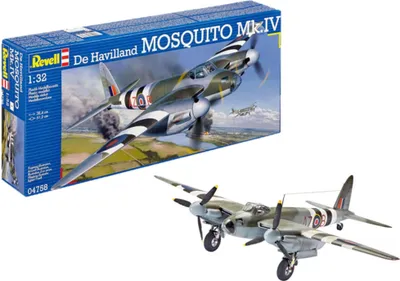 Produktbild von Revell De Havilland MOSQUITO MK.IV, Starrflügelflugzeug-Modell, Montagesatz, 1:32, De Havilland Mosquito, Kunststoff, Second World War