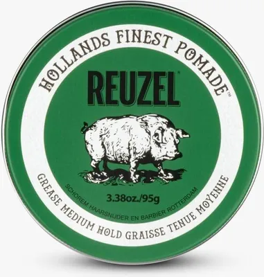 Zdjęcie produktu dla Pomada do włosów o średnim stopniu utrwalenia (Green Pomade Grease), 95 g