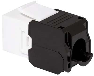 Zdjęcie produktu dla LogiLink NK4066, Płaski, Czarny, Biały, RJ-45, RJ-45, Żeńska, Żeńska
