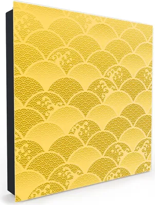 Produktbild von Nachbildung-Schlüsselkasten, Magnetpinnwand und Memoboard mit Glasfront Motiv Retro Muster