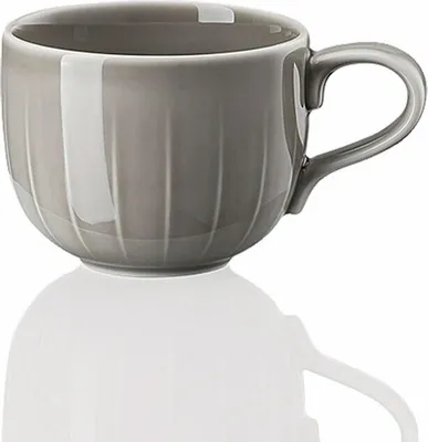 Produktbild von Rosenthal Joyn Kaffee-Obertasse, Obere, Kaffeetasse, Porzellan, Grau, 200 ml, 44020-640202-14742