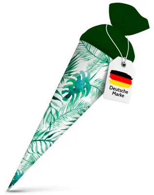 Produktbild von itenga Geschwister Schultüte 35cm "Palmenblätter"