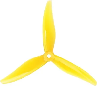 Produktbild von Gemfan YUKI 5129-3 5 Zoll 3-Blatt Propeller Gelb (2CW+2CCW)