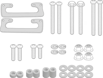 Image de Kit de fixation pour porte-bagages GIVI SR9053 Monolock avec dossier d'origine