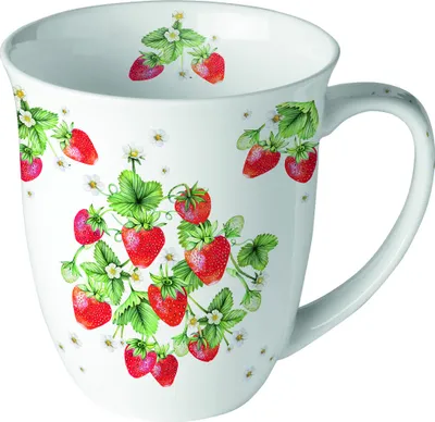 Produktbild von Becher - 0.4 L - Bunch of strawberries - Erdbeerstrauch