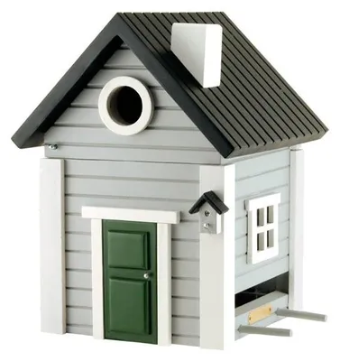 Produktbild von Wildlife Garden Multiholk Graues Haus Futterhäuschen / Nistkasten 2 Liter