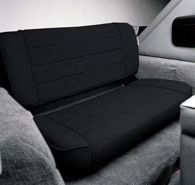 Zdjęcie produktu dla Tylna kanapa czarna, składana Tylna kanapa Jeep Wrangler YJ 87-95