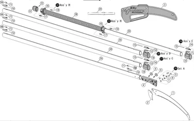 Produktbild von Fixierungsschraube für Sprungmechanik Hayate