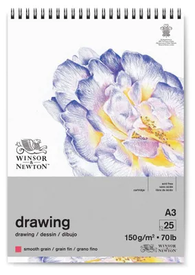 Obrázek produktu pro Skicář WINSOR & NEWTON Drawing Pad Smooth, A3 25 listů