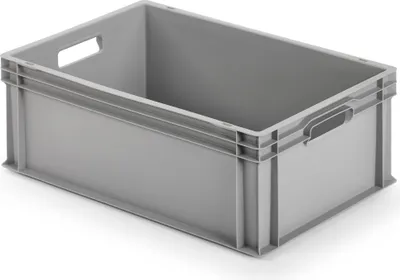 Produktbild von ALUTEC Kunststoffbehälter 60x40x22 cm Stapelbox Stapelkiste Eurobox