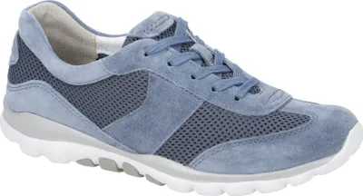 Produktbild von Gabor ROLLINGSOFT Damenschuhe - bequeme Schnür- Halbschuhe blau Freizeit NEU
