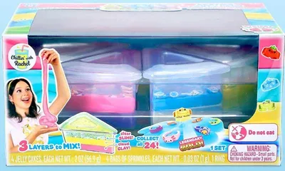Image de Série de gâteaux Jelly : Coffret de 4 gâteaux en forme de tour, marque Sliz, pour enfants de 5 ans et plus, disponibles en différentes couleurs
