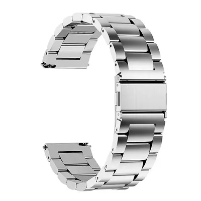 Zdjęcie produktu dla Techsuit pasek Samsung Galaxy Watch (46mm)/Watch Huawei Watch - Srebrny