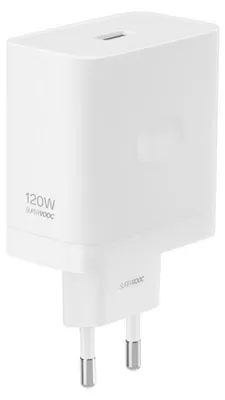 Immagine prodotto di Realme 120W USB-A SuperVooc Power Adapter - White