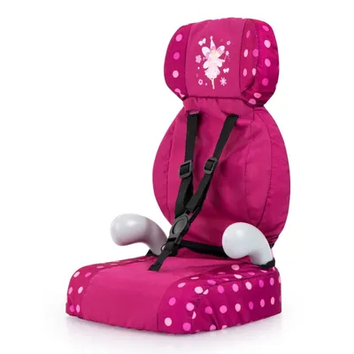 Produktbild von Deluxe rosa Puppenautositz
