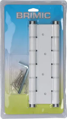Produktbild von Scharnier Micel BS10 M57001 Doppelte Wirkung 180 x 33 mm Aluminium Weiß