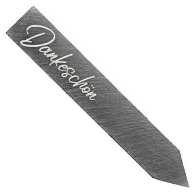 Produktbild von Blumenstecker "Dankeschön" Topfstecker aus Schiefer, 19cm, graviert