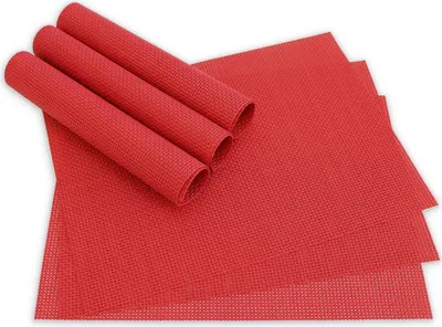 Produktbild von Tischsets ELEGANCE 6er Set Rot als Tischuntersetzer