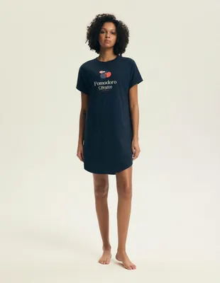 Image de Chemise de nuit Dessie Nachthemd en 100 % coton pour un sommeil confortable