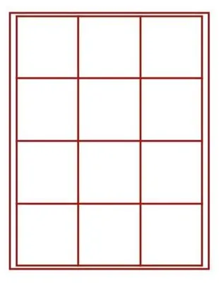 Produktbild von Lindner 2112 Münzbox mit 12 quadratsichen Vertiefungen für Münzen/Münzkapseln mit 66 x 66 mm-grau / rote Einlage