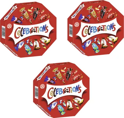 Produktbild von CELEBRATIONS Geschenkbox 3x 269g