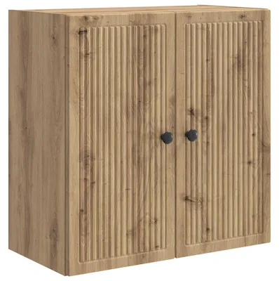Image de vidaXL Armoire murale en chêne Artisan 59 x 31 x 60 cm, aggloméré