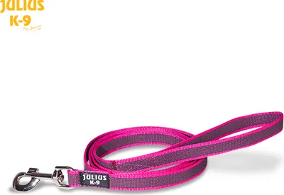 Produktbild von Julius K-9 Gummierte Leine Mit Griff 20 Mm Rosa 200 cm Rosa 200 cm