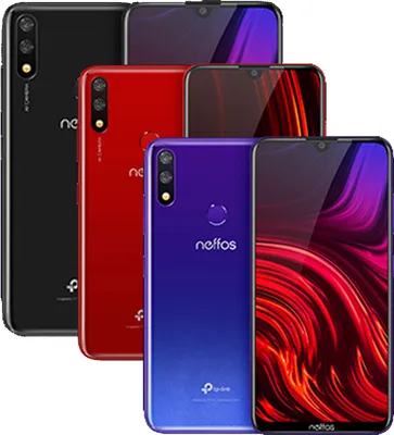 Produktbild von Neffos X20, 15,9 cm (6.26"), 2 GB, 32 GB, 13 MP, Android 9.0, Schwarz