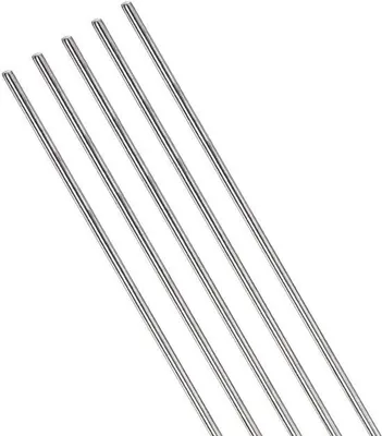 Productafbeelding van 200 mm x 3 mm 304 roestvrij staal x 5 stuks. Lineaire as Metrische ronde stangen Basismateriaal voor doe-het-zelvers