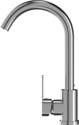 Produktbild von Granitan | PRESTIGE - Küchenarmatur - 360° schwenkbar - Chrom - Edelstahl - Keramikkopf