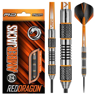 Produktbild von Red Dragon Amberjack 5 Tungsten 90% Steeltip 24 g Dart