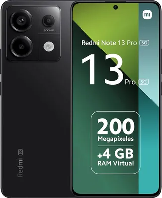 Produktbild von Xiaomi Redmi Note 13 Pro 5G 16,9 cm (6.67") Dual-SIM USB Typ-C 8 GB 128 GB 5100 mAh Schwarz