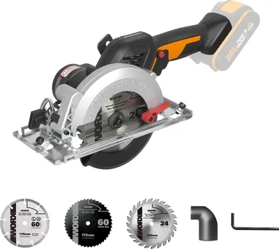 Produktbild von Worx Akku-Handkreissäge Bürstenlos WX531.9^ohne Akku und Ladegerät