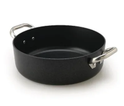 Produktbild von Pentole Agnelli AL Black ALSA2106SS28 Kochtopf, Aluminium, 28 cm Durchmesser, Antihaftbeschichtung