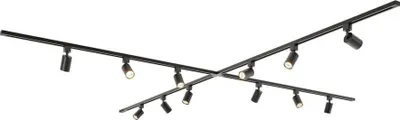 Produktbild von hoftronic LED Schienensystem Paket 4x1,5m 12 Strahler 2700K GU10 IP20
