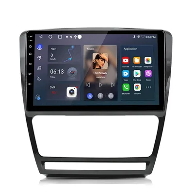 Immagine prodotto di Autoradio Android da 10" con 64 GB per Škoda Octavia 2008-2013: WiFi, CarPlay, Android Auto, navigatore GPS, DSP, BT