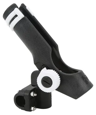 Obrázek produktu pro Držák na rybářský prut, nastavitelný o 90 stupňů, s 45mm objímkou a 1palcovým upínacím klipem, na držák prutů