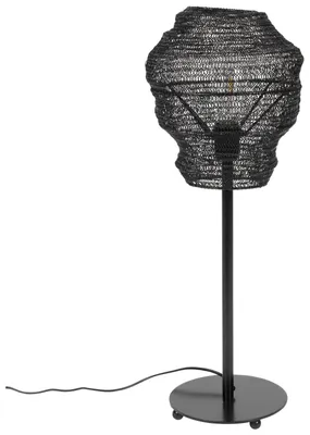 Tischleuchte LENA BLACK mit Mesh Schirm