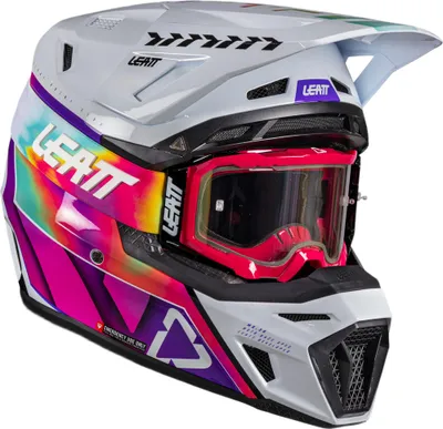 Produktbild von Leatt 8.5 V26 Motocross Helm mit Brille, multi/pink, M (57/58)