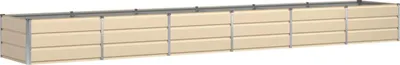 Obrázok produktu pre vidaXL Kvetináč slonová kosť 480 x 80 x 45 cm oceľ