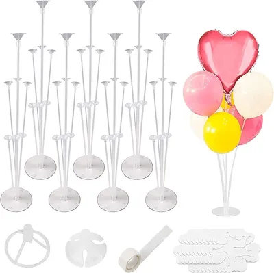 Produktbild von Omgoods – 7 Sets Ballonständer-Sets für die Dekoration von Feiern