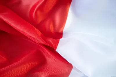 Image de Tissu drapeau blanc et rouge