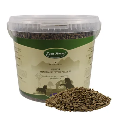 Zdjęcie produktu dla 3,8 kg paszy mineralnej Lyra Horse® Senior w wiaderku