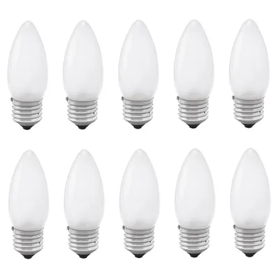 Produktbild von Isotronic Candle LAMP Frosted E27 10145.9 GlÃ1/4hlampe, Kerzenform, matt, 140 lm, 25 Watt, 2er Pack
