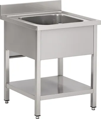 Produktbild von CHEFGASTRO 700 Spültisch Grundboden 1 mit te 700 BxTxH 700x700x850mm