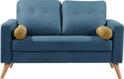 Produktbild von TATUM 2-Sitzer Sofa in Stoff - Farbe blau